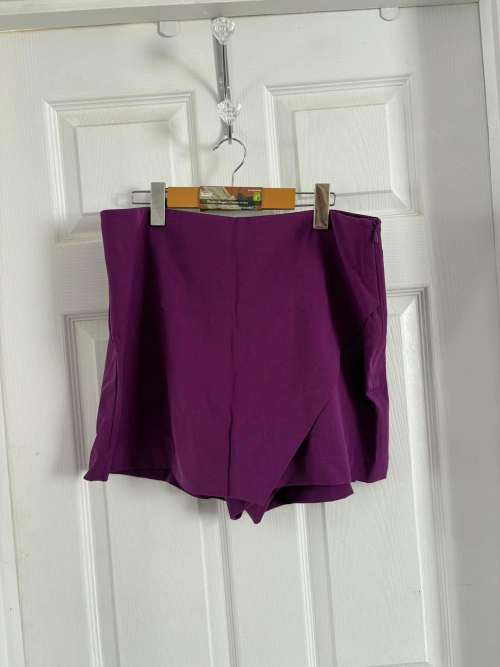 Reitmans Purple Women's Skort Shorts - Modern Overlap Front